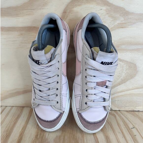 Nike - Blazer Low 77 Jumbo - Sneakers - Pink - Women's - 9.5 - DQ1470-601 - Picture 7 of 9